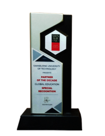 Partner of The Decade Award Swinburne University